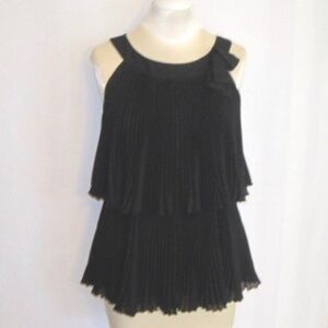 Authentic RED Valentino Halter Neck Pleated Top